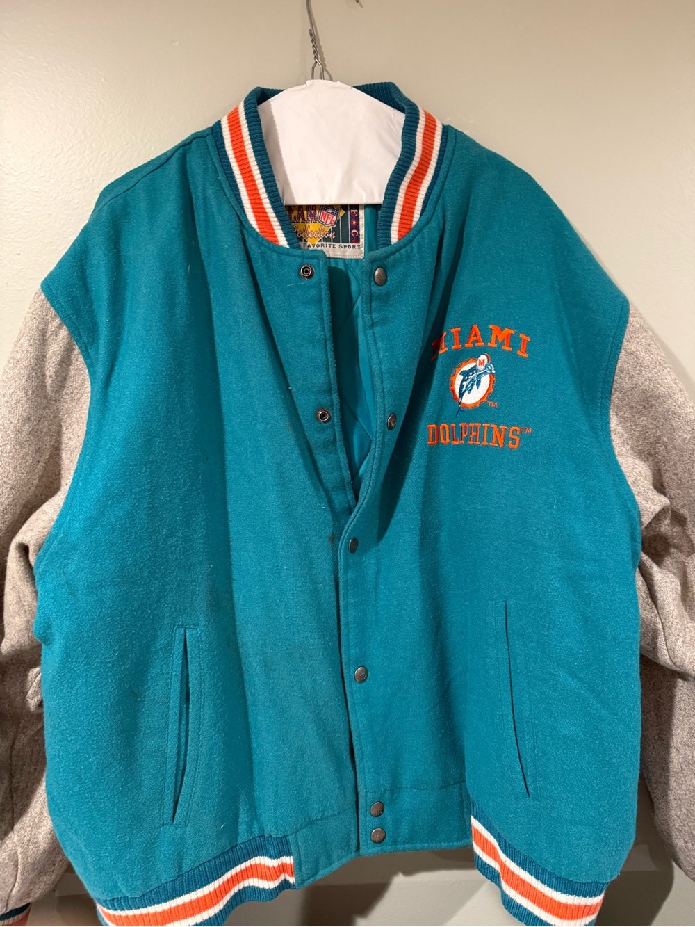 Vintage Miami Dolphins Varsity Jacket